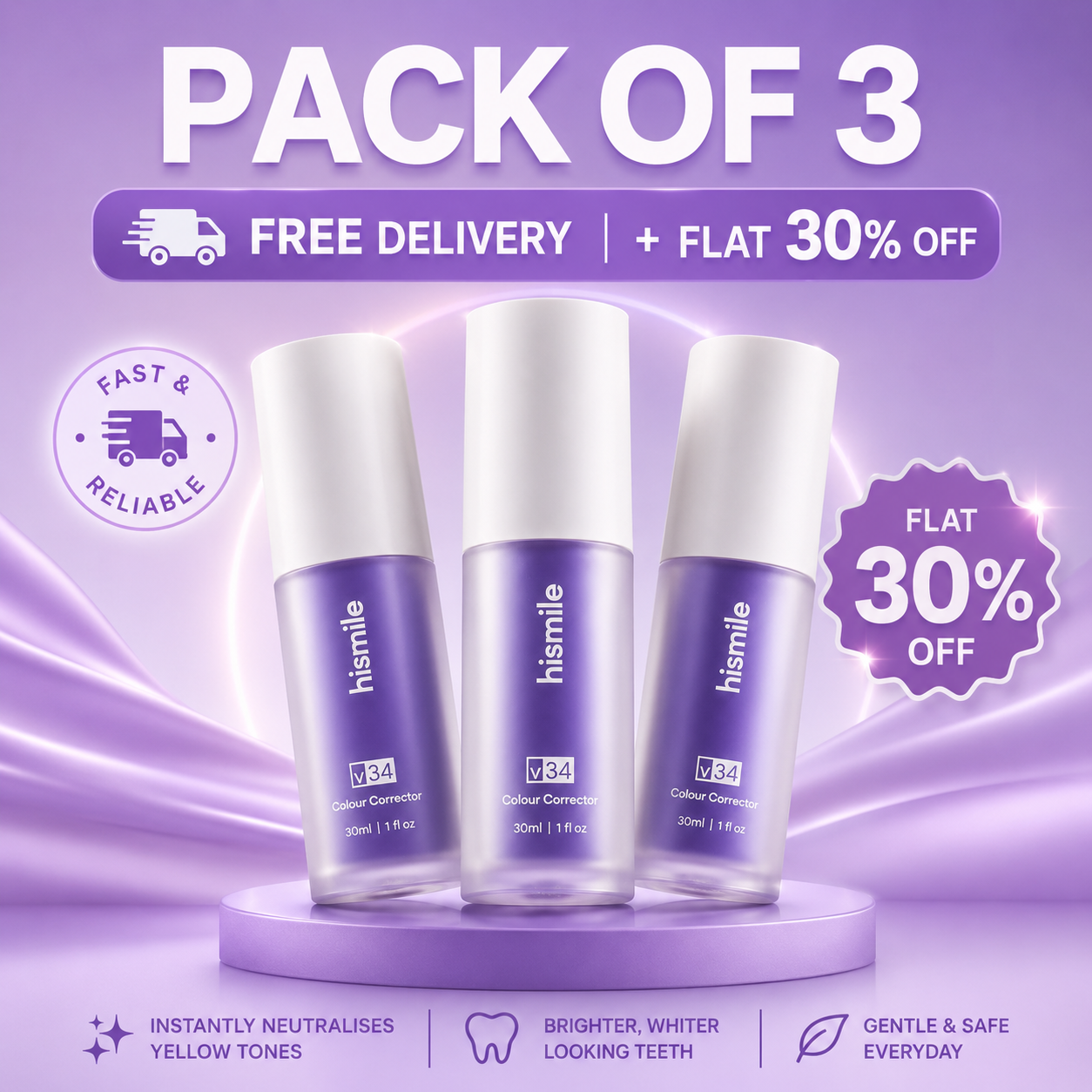 Hi-Smile V34 Color Corrector Serum Bundle