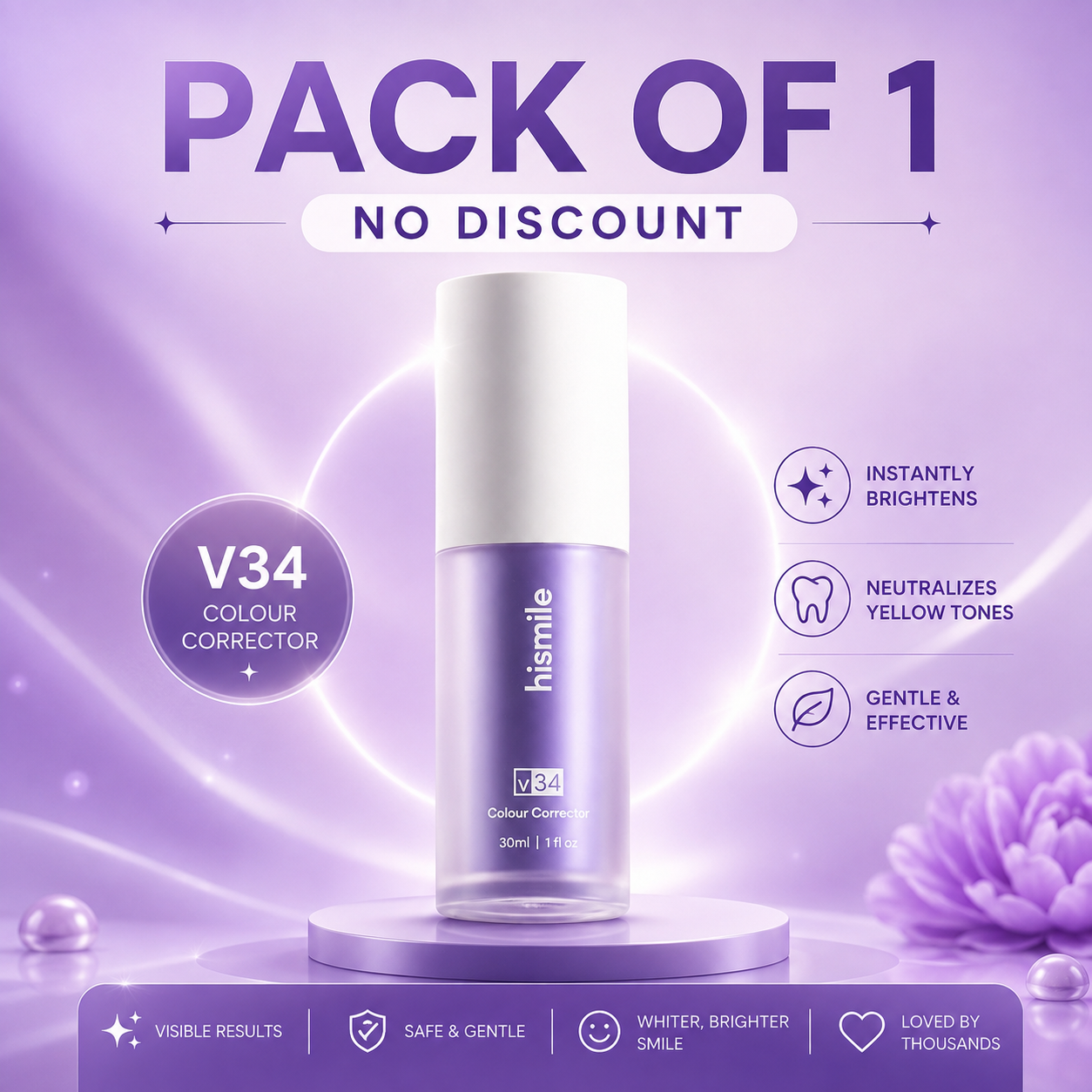 Hi-Smile V34 Color Corrector Serum Bundle